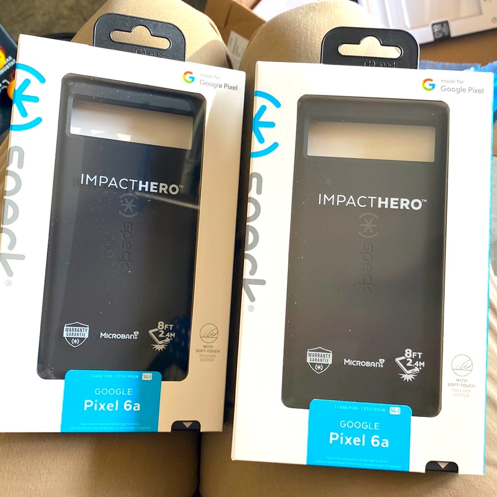 Brand new Speck phone case for Google Pixel 6a. Two cases available